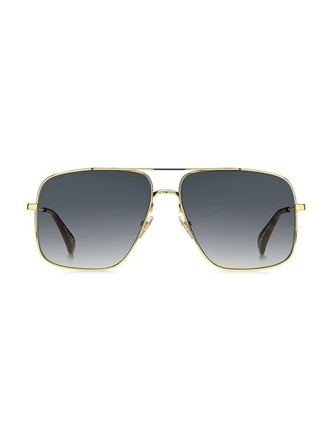 Givenchy 61MM Squared Caravan Aviator Sunglasses on SALE